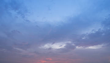 天空晚霞