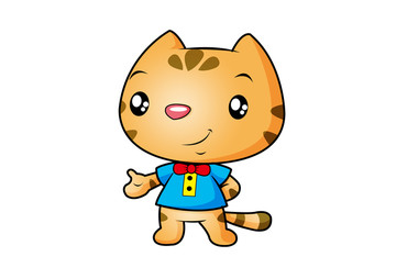 小猫宝贝卡通设计