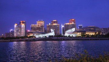 郑州市东区夜景