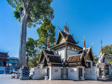 清迈契迪龙寺建筑风景