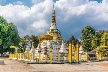 泰国清迈寺庙建筑风景