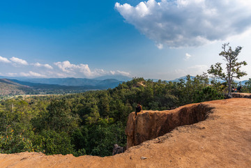 泰国拜县大峡谷风景