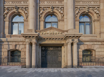 欧式古建筑大门