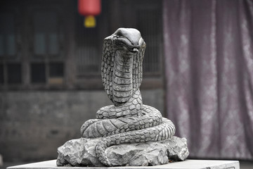 平遥古城城隍庙生肖蛇