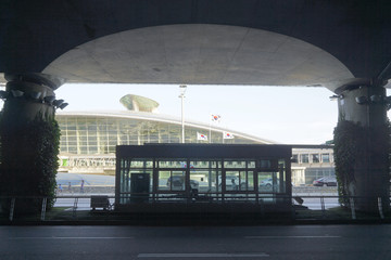 韩国仁川机场航站楼交通站台
