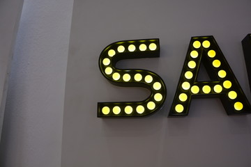 灯珠字灯泡字