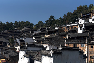 婺源篁岭景区晒秋美宿徽派建筑