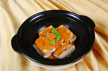 咖喱煎酿豆腐