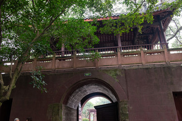 中国风传统建筑门楼