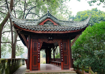 中国风传统建筑亭子