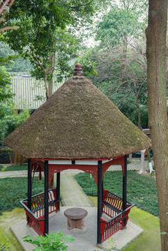 中国风传统建筑亭子