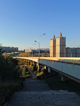 城市公路桥