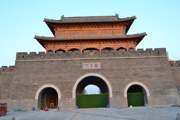 中式古城楼建筑