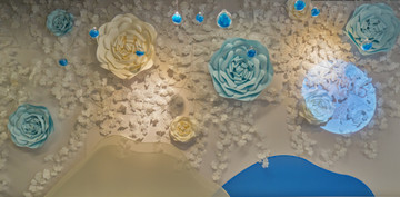 装饰花卉背景墙
