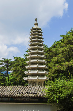 千山大佛寺风景区释迦牟尼舍利塔