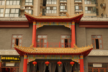 仿古门楼