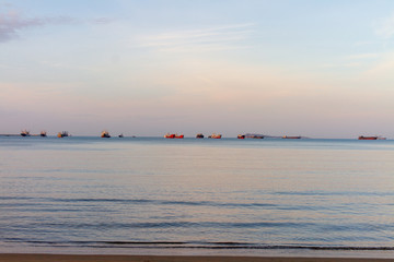 海南三亚湾海景风光