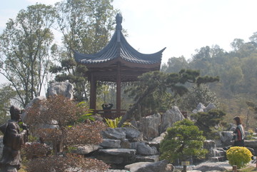 假山亭子岭南园林