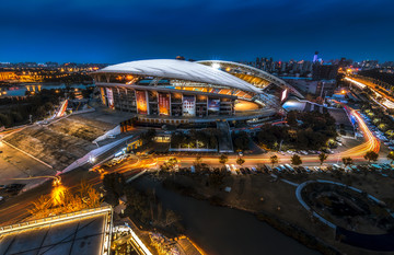 嘉兴城市夜景