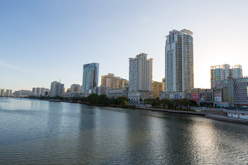 海南三亚城市风光