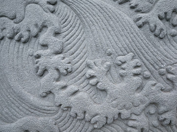 石雕祥云水纹