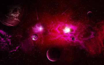紫色星空宇宙