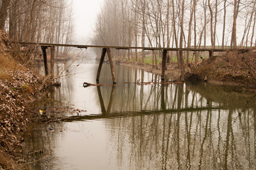 小桥河流