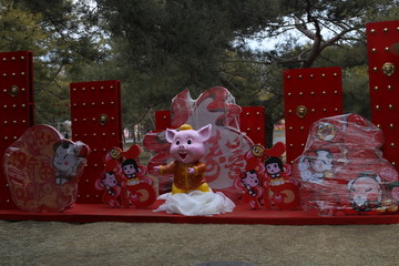 猪年春节吉祥物