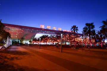 深圳北站夜景