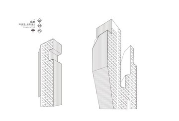 成都地标建筑成都来福士