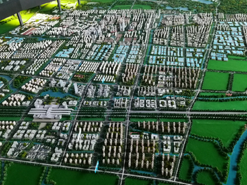 城市沙盘模型