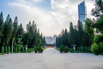 烈士陵园广场