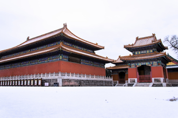 历代帝王庙雪景