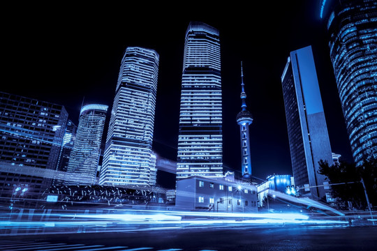 上海夜景高清摄影