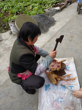 中国年杀鸡