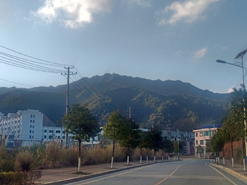 工业区道路风景