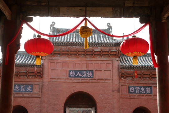 春节关帝庙