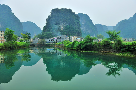 广西都安县地苏乡景观