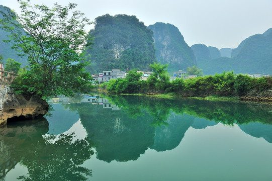 广西都安县地苏乡景观