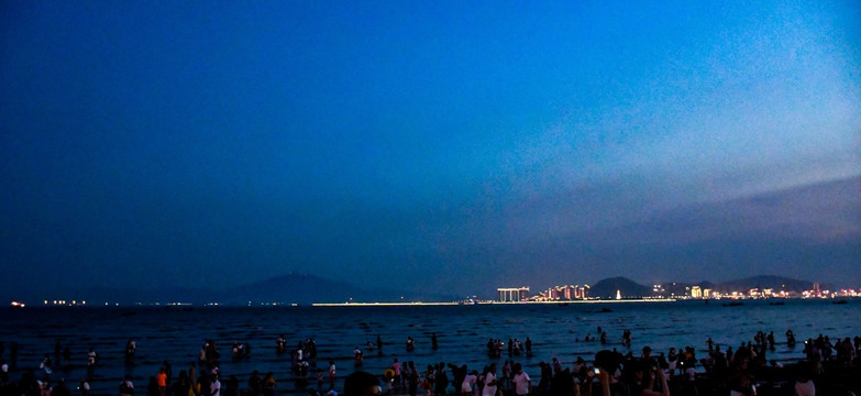 海滨夜景