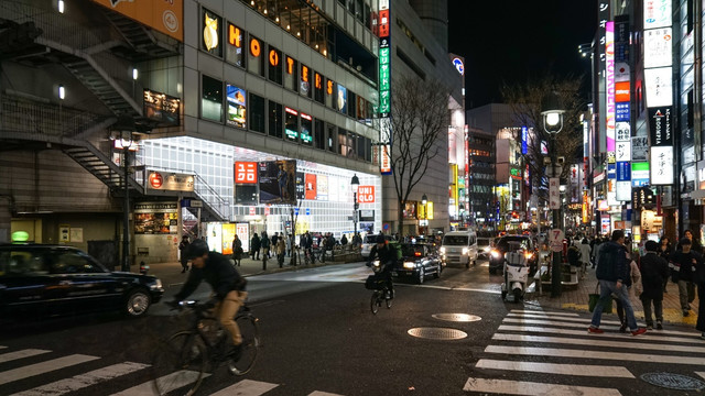 日本东京夜景