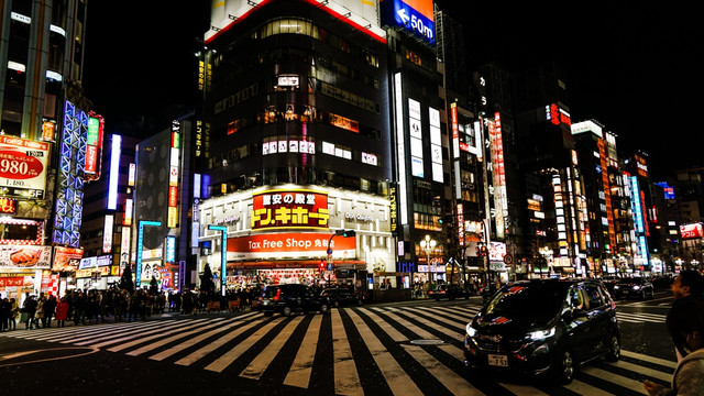 东京新宿夜景