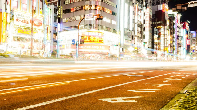 东京新宿夜景