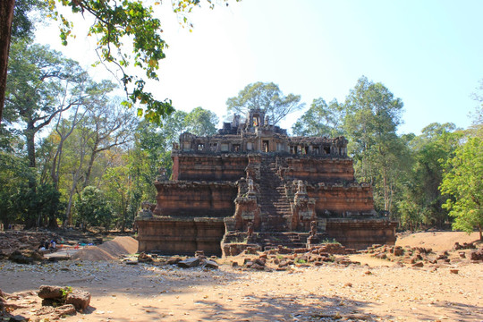 柬埔寨大吴哥窟金字塔