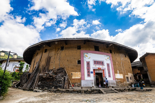 中国福建初溪客家土楼群