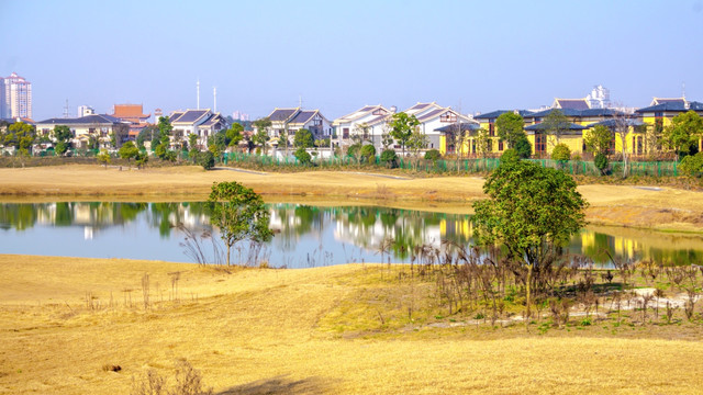 洋沙湖冬景