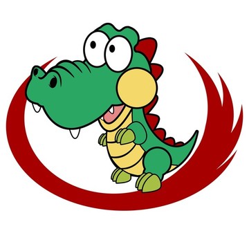 鳄鱼logo吉祥物