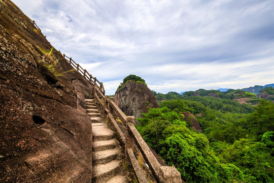 中国福建武夷山虎啸岩