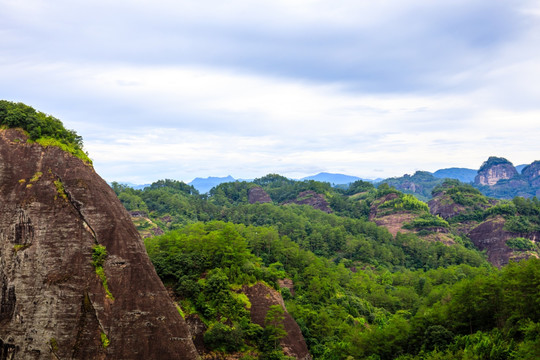 中国福建武夷山虎啸岩