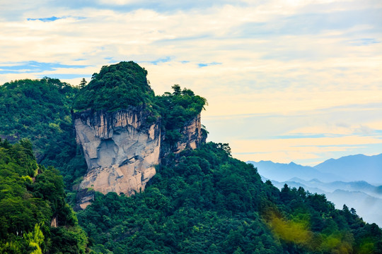 中国福建武夷山虎啸岩